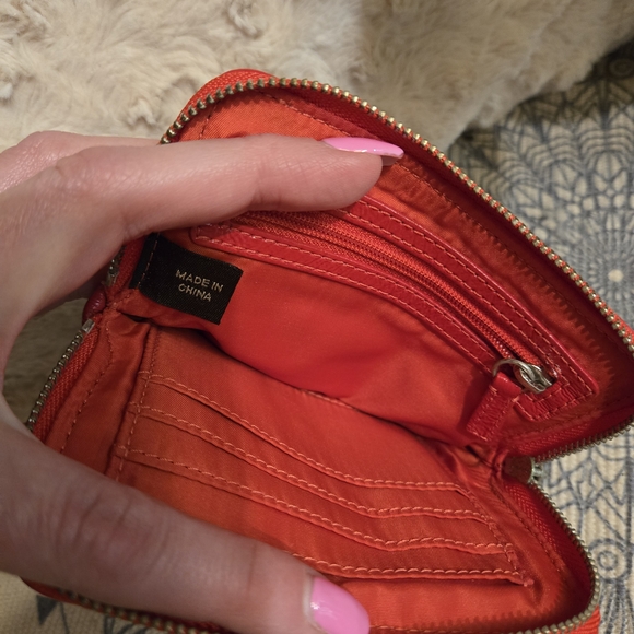 COACH RARE Poppy Colorful Patterned Zip Wristlet - Picture 3 of 3